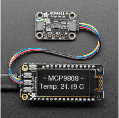 Adafruit MCP9808 High Accuracy I2C Temperature Sensor Breakout - STEMMA QT / Qwiic Adafruit 19040696 Adafruit