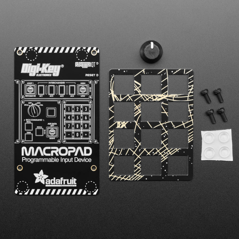 Adafruit MacroPad RP2040-Gehäuse + Hardware-Zusatzpaket Adafruit 19040697 Adafruit