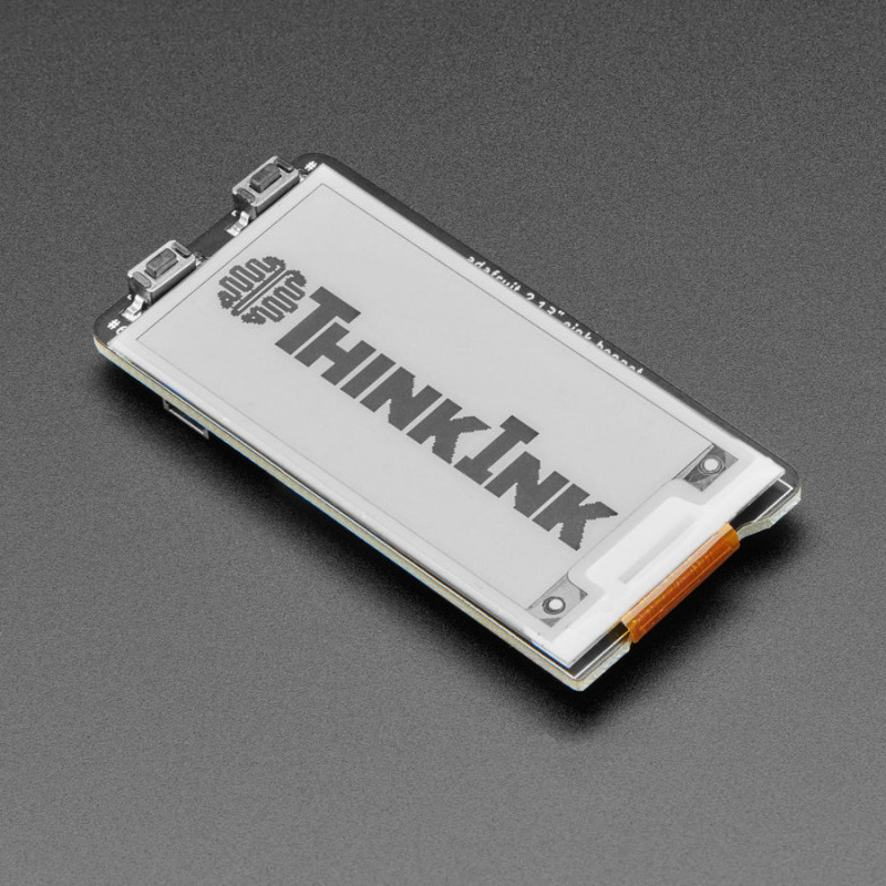 Adafruit 2.13" Monochrome E-Ink Bonnet for Raspberry Pi - THINK INK Adafruit19040700 Adafruit