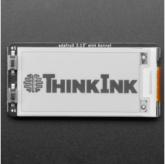 Adafruit 2.13" Monochrome E-Ink Bonnet for Raspberry Pi - THINK INK Adafruit19040700 Adafruit