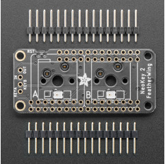 NeoKey FeatherWing - Dos interruptores mecánicos con NeoPixels Adafruit 19040707 Adafruit