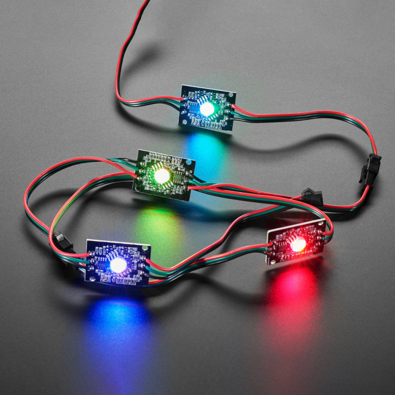 LED NeoPixel RGBW encadenable de 4 vatios ultra brillante - Blanco cálido - ~3000K Adafruit 19040708 Adafruit