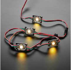 Ultrahelle 4 Watt kettbare RGBW NeoPixel LED - Warmweiß - ~3000K Adafruit 19040708 Adafruit