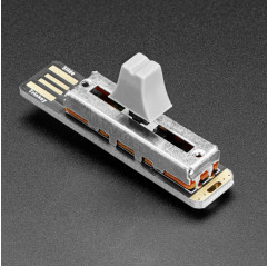 Adafruit Slider Trinkey - Potenciómetro deslizante USB NeoPixel Adafruit 19040713 Adafruit