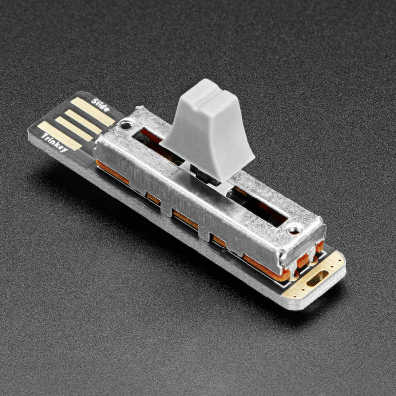 Adafruit Slider Trinkey - Potenciómetro deslizante USB NeoPixel Adafruit 19040713 Adafruit