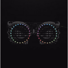 Adafruit LED-Brille Frontplatte - 116 RGB-LEDs mit I2C-Treiber - STEMMA QT / Qwiic Adafruit 19040714 Adafruit