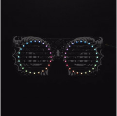 Adafruit Panneau avant des lunettes à LED - 116 LEDs RVB avec pilote I2C - STEMMA QT / Qwiic Adafruit 19040714 Adafruit