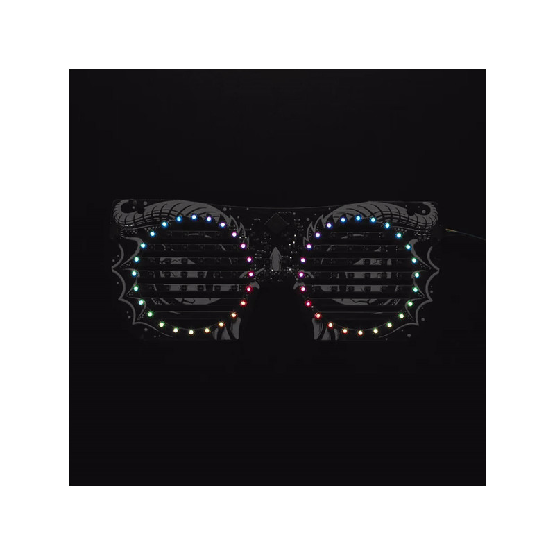 Adafruit LED Glasses Front Panel - 116 RGB LEDs with I2C Driver - STEMMA QT / Qwiic Adafruit 19040714 Adafruit