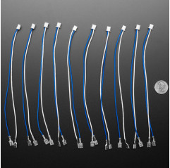 Arcade-Tasten- und Schalter-Schnellverbindungsdrähte - 0,25" (10er-Pack) Adafruit 19040718 Adafruit