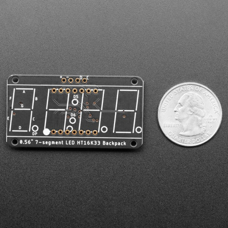 Adafruit Mochila de matriz LED de 7 segmentos - STEMMA QT / qwiic