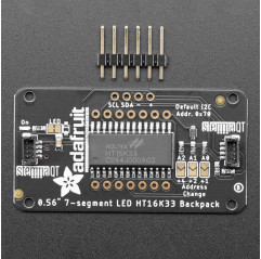 Adafruit Mochila de matriz LED de 7 segmentos - STEMMA QT / qwiic Adafruit 19040724 Adafruit