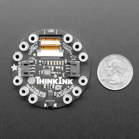 Circuit Playground 200x200 Tri-Colour E-Ink Gizmo - Pantalla E-Ink + Amplificador de audio