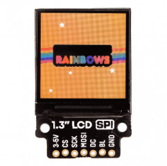 1.3" SPI Colour LCD (240x240) Breakout Pimoroni19030242 PIMORONI