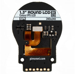1.3" SPI Colour Round LCD (240x240) Breakout Pimoroni 19030341 PIMORONI