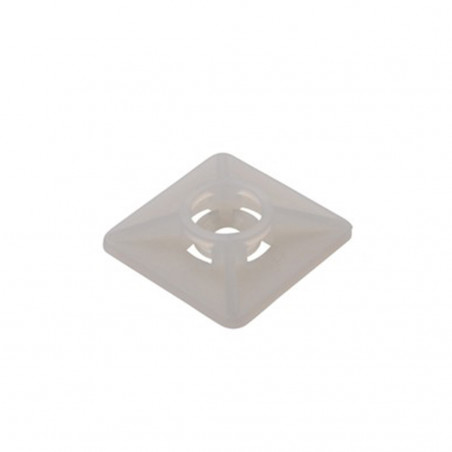 Basette bidirezionali quadrate in nylon naturale 19x19 mm Fascette19490049 Qtech