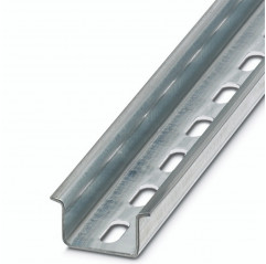 Guide oméga haut Sendzimir en acier galvanisé 35x15 mm - rail DIN - 1 mètre Boîtiers et accessoires 19490086 Qtech