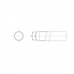 MEDIUM RIGID TUBE Ø 25 GRAY - BY THE METER Rigid tube 19450016 Gewiss