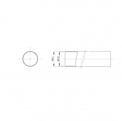 MEDIUM Ø 50 GRIS TUBE RIGIDE - AU MÈTRE Tube rigide 19450019 Gewiss