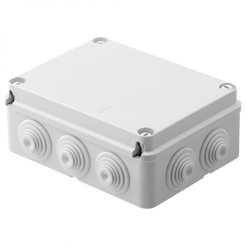 JUNCTION BOX WITH PRE-DRILLED SCREW LOW COVER - 190X140X70 Enclosures and accessories 19450024 Gewiss