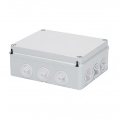 JUNCTION BOX WITH PRE-DRILLED SCREW LOW COVER - 240X190X90 Enclosures and accessories 19450025 Gewiss