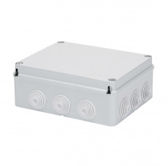 JUNCTION BOX WITH PRE-DRILLED SCREW LOW COVER - 240X190X90 Enclosures and accessories 19450025 Gewiss