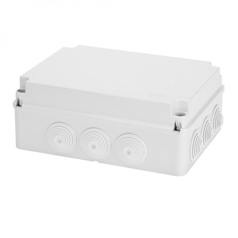 JUNCTION BOX WITH PRE-DRILLED SCREW LOW COVER - 300X220X120 Enclosures and accessories 19450026 Gewiss