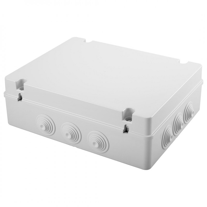 JUNCTION BOX WITH PRE-DRILLED SCREW LOW COVER - 380X300X120 Enclosures and accessories 19450027 Gewiss