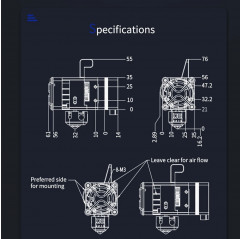 BIQU H2 V2.0 - Extruder for B1 BX Ender 3/3 V2/5/6 CR6/10 Estrusori - BIQU19660000 Biqu