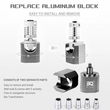 Herramienta de cambio de boquilla BIQU Crab