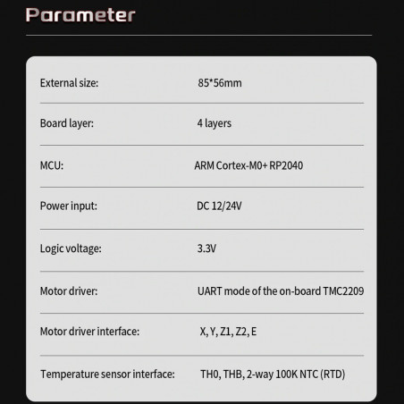 SKR Pico V1.0 BIGTREETECH - compatible avec Raspberry Pi pour Voron V0