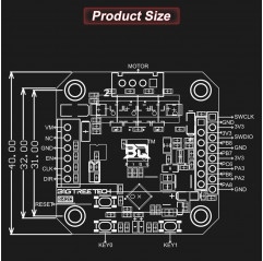 S42C v1.0 BIGTREETECH - Board Driver with motor Control cards 19570007 Bigtreetech