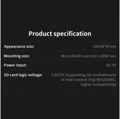 Mini12864 BIGTREETECH - LCD screen for 3D printers Screens 19570008 Bigtreetech