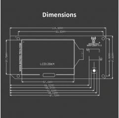 Mini12864 BIGTREETECH - Pantalla LCD para impresoras 3D Pantallas 19570008 Bigtreetech