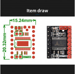 Driver TMC2226 V1.0 BIGTREETECH - driver stepper für 3D-Drucker Kraftfahrer 19570019 Bigtreetech