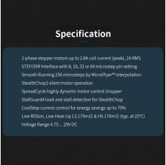 Driver TMC2226 V1.0 BIGTREETECH - driver stepper für 3D-Drucker Kraftfahrer 19570019 Bigtreetech