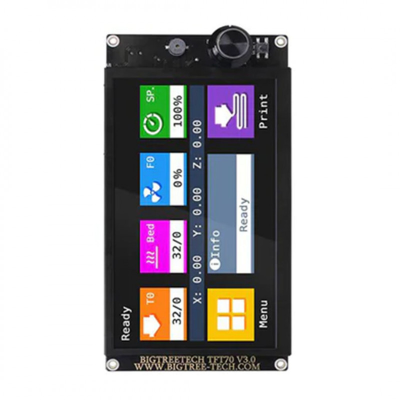 TFT70 V3.0 BIGTREETECH - Écran LCD RVB pour imprimantes 3D Écrans 19570027 Bigtreetech