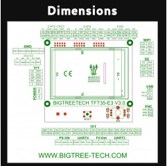 TFT35-E3 V3.0 BIGTREETECH - Écran LCD RVB pour imprimantes 3D Écrans 19570030 Bigtreetech