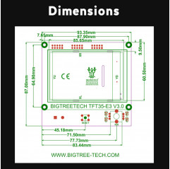 TFT35-E3 V3.0 BIGTREETECH - RGB LCD screen for 3D printers Screens 19570030 Bigtreetech