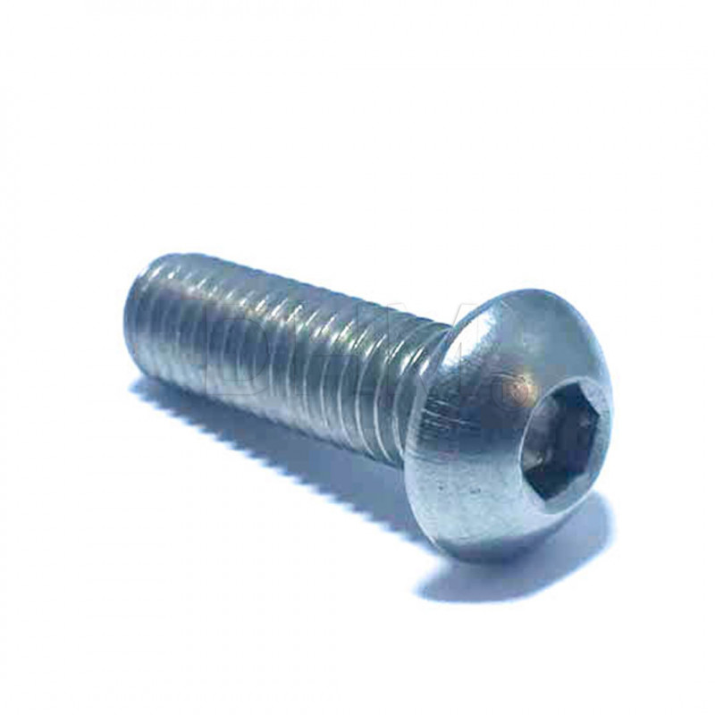 Galvanized 3x35 cylindrical round head screw with socket recess Pan head screws 02081542 DHM
