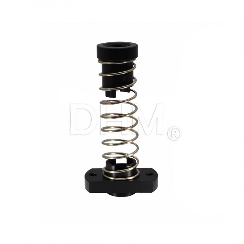 Boccola T8 Anti-Backlash vite trapezoidale 8 mm vite trazpezia passo 2 mm T8 Spring loaded Nut Viti trapezie T805070716 DHM