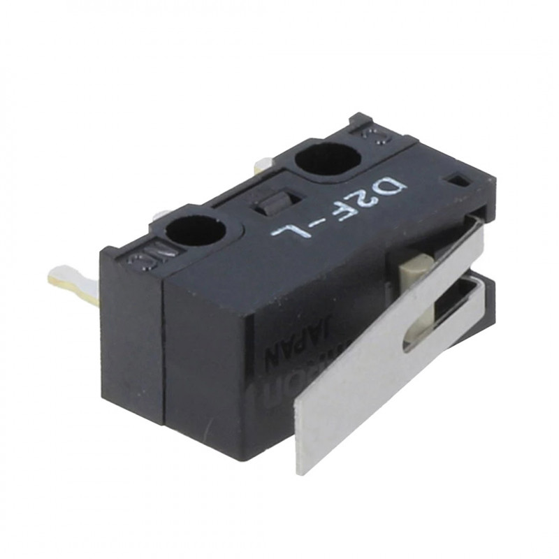 Finecorsa meccanico - micro switch 3 pin 5A 250V - D2F-L Omron Microinterruttori e Interruttori DIP19620001 Omron