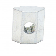 Pre-assembly nut - Series 5 steel - M4 thread Series 5 (slot 6) 14090125 DHM