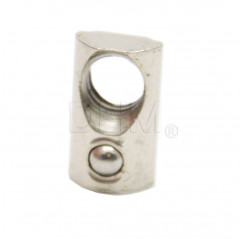 Nut with spring for post-assembly - Series 5 steel - M6 thread Series 5 (slot 6) 14090134 DHM