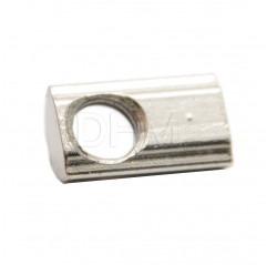 Nut with spring for post-assembly - Series 5 steel - M6 thread Series 5 (slot 6) 14090134 DHM