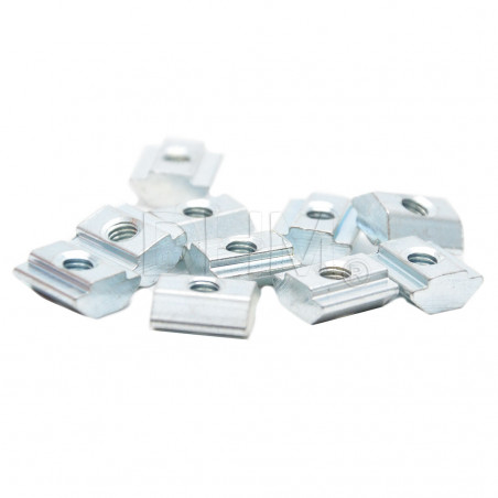 Écrous pour profilés en aluminium de la série 5 filetage M4 - 10 pièces Série 5 (emplacement 6) 14040102 DHM