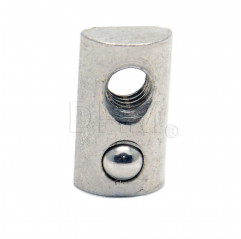 Spring loaded nuts for post-assembly - Series 5 Steel - M4 thread - 10 pieces Series 5 (slot 6) 14060102 DHM