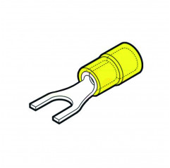 GF-U4 - Tapa de horquilla amarilla tornillo 4mm Terminales y orejetas de cable 19470088 Cembre