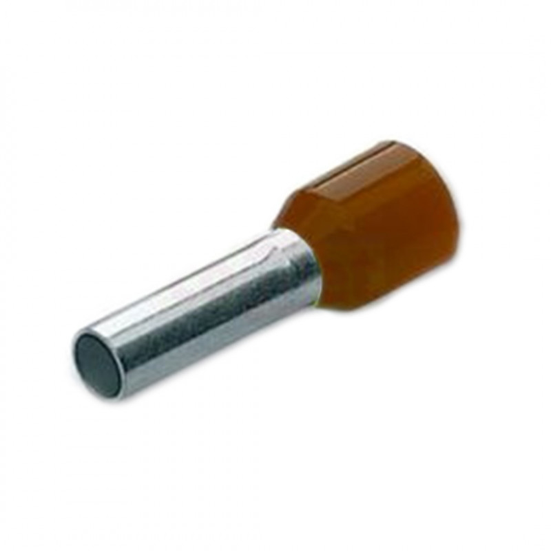 PKE1012 - TERMINALPREISOLATED TUBE Sect. 10mmq P 12m BROWN Terminals and Cable Lugs 19470162 Cembre