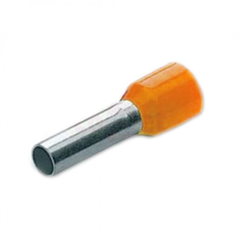 PKE412 - TERMINALPREISOLATED TUBE Sect. 4mmq P 10mm ORANGE Terminals and Cable Lugs 19470160 Cembre