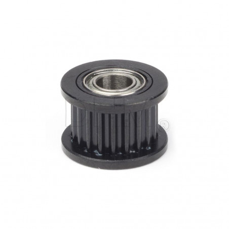 GT2 SINCRONA pulley Ø 5mm 20 teeth H6 - black in color Toothed pulleys GT2 18050338 DHM Pro